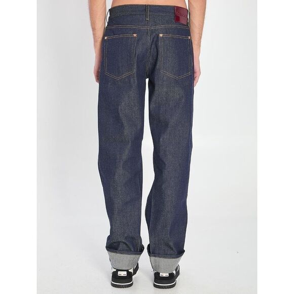 GUCCI Denim Jeans Men BLUE Pants - Picture 4 of 4